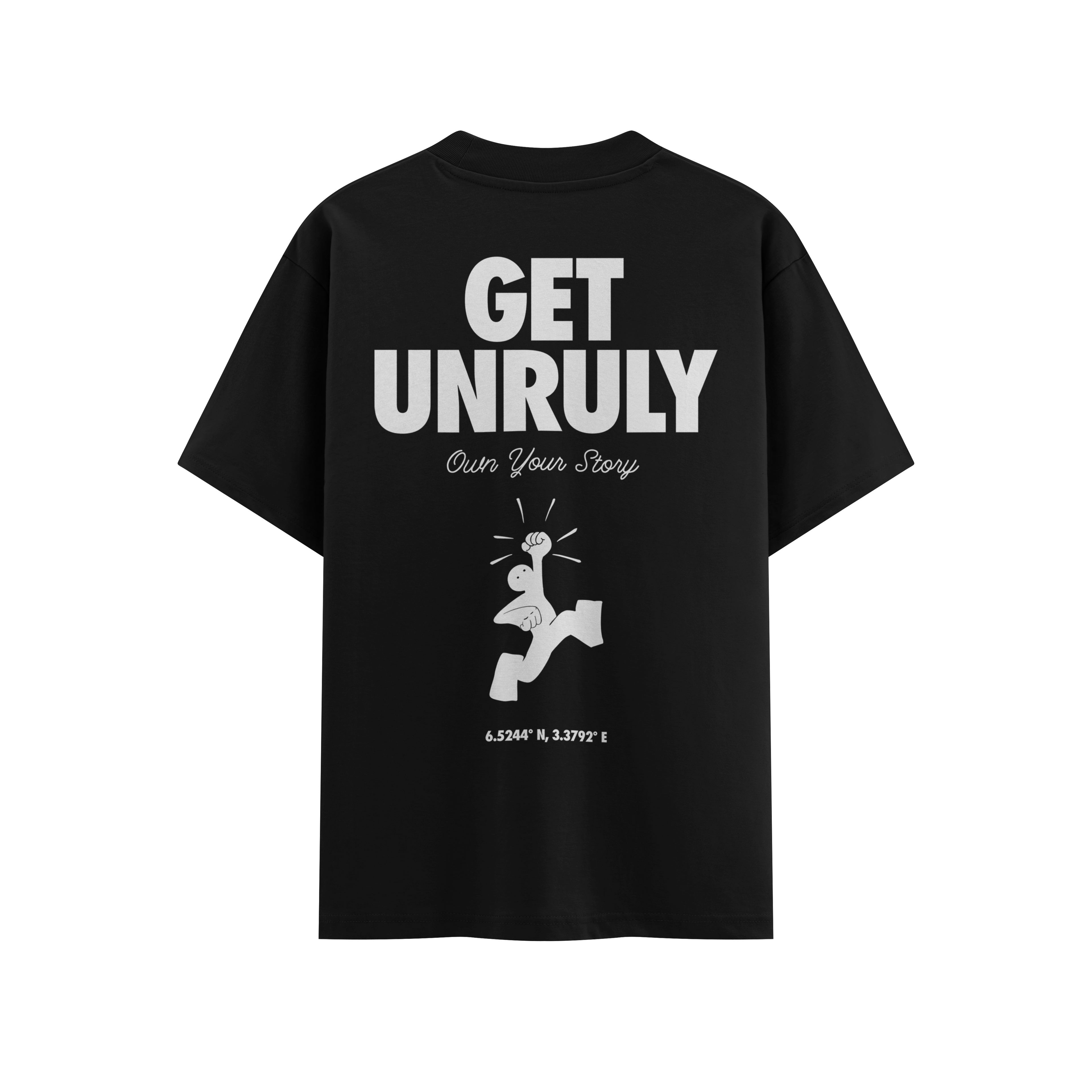 Unruly Logo Tee Black