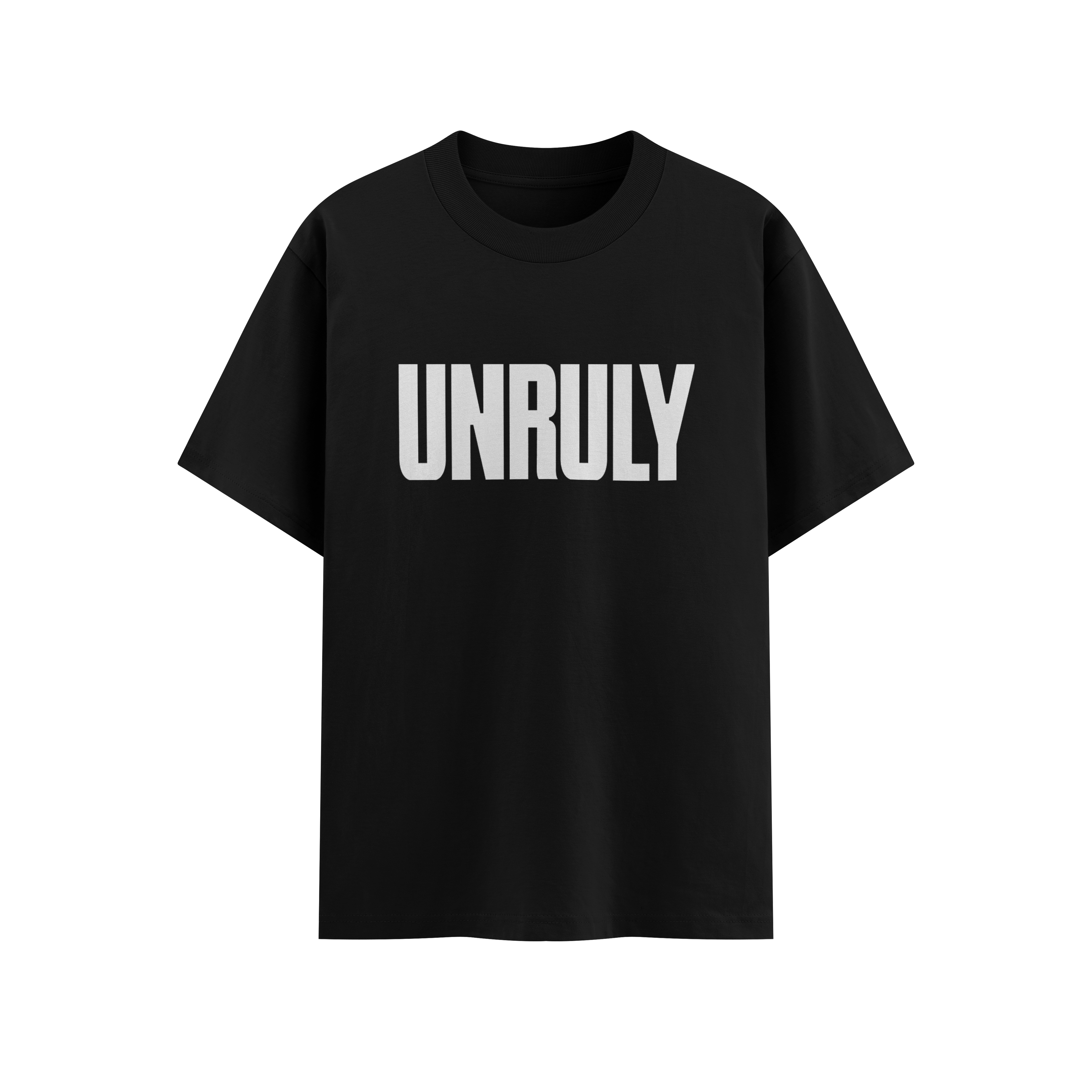 Unruly Logo Tee Black